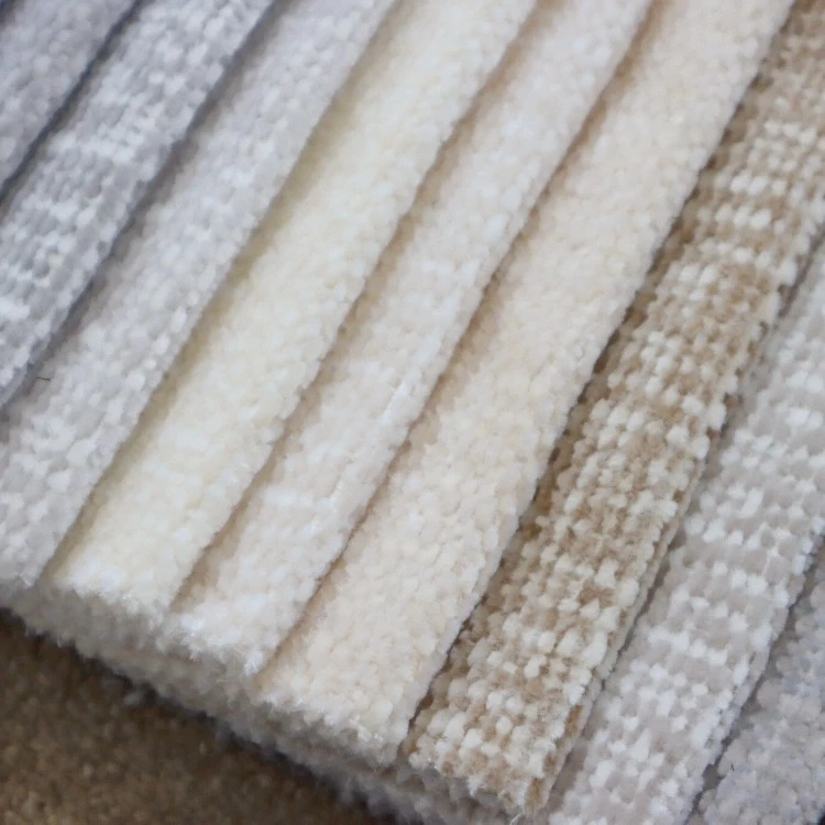 Gwrthwynebydd Ffabrig Clustogwaith Chenille Asen Brith-Pilling Scratch Resistant