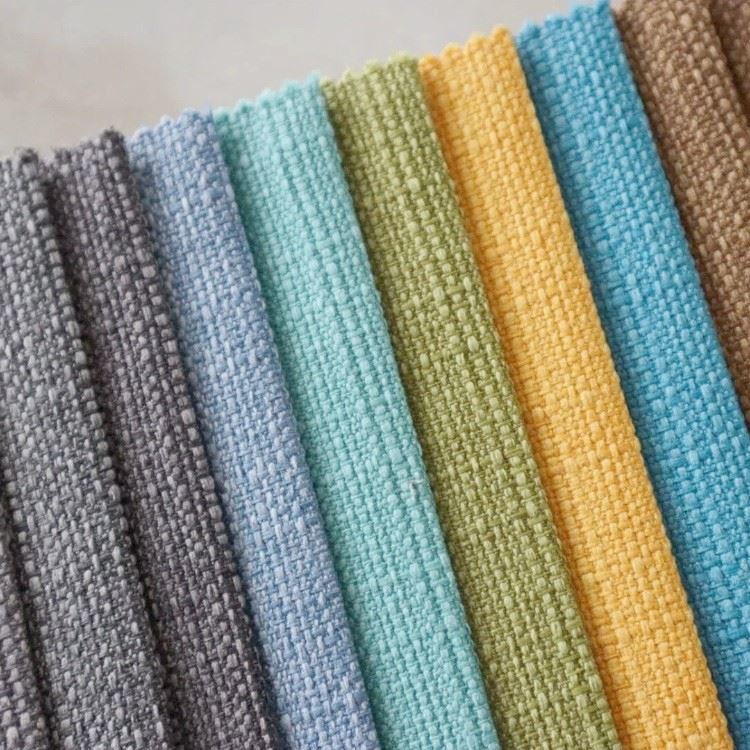 Textured Linen Look Upholstery Fabric suppliers